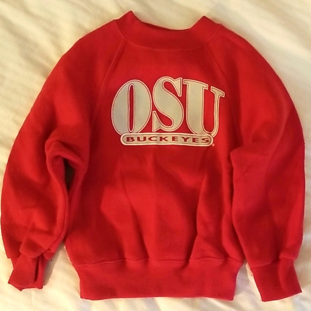 Ohio State Buckeyes Vintage Sweatshirt Kids Size 4